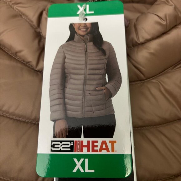 32 Degrees Heat WOMEN'S ULTRA-LIGHT DOWN PACKABLE JACKET, Many Colors & Sizes - Picture 2 of 16